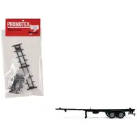 CONTAINER CHASSIS FOR 2-AXLE 40FT TRAILER 1/87 (HO) PLASTIC MODEL BY PROMOTEX