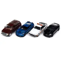 AUTO WORLD PREMIUM 2024 SET B OF 6 PIECES RELEASE 2 1/64 DIECAST MODEL CARS BY AUTO WORLD