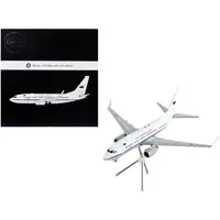 BOEING 737-700 TRANSPORT AIRCRAFT "ROYAL AUSTRALIAN AIR FORCE - A36-001" WHITE AND GRAY "GEMINI 200" SERIES 1/200 DIECAST MODEL AIRPLANE BY GEMINIJETS