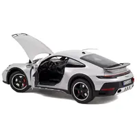 2023 PORSCHE 911 DAKAR ICE GRAY METALLIC 1/18 DIECAST MODEL CAR BY NOREV
