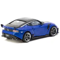 NISSAN VEILSIDE FFZ400 FAIRLADY Z RHD (RIGHT HAND DRIVE) BLUE METALLIC WITH BLACK TOP "GLOBAL64" SERIES 1/64 DIECAST MODEL BY TARMAC WORKS