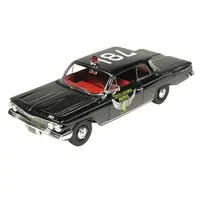 1961 CHEVROLET BISCAYNE "OHIO STATE HIGHWAY PATROL" BLACK WITH RED INTERIOR LIMITED EDITION TO 150 PIECES WORLDWIDE 1/43 MODEL CAR BY GOLDVARG COLLECTION