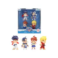 SET OF 4 DIECAST FIGURES "SUPER GEM FIGHTER MINI MIX" (1997) VIDEO GAME "METALFIGS" SERIES DIECAST MODELS BY JADA