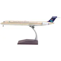 MCDONNELL DOUGLAS MD-90 COMMERCIAL AIRCRAFT "SAUDIA AIRLINES" (HZ-API) BEIGE WITH BLUE TAIL "GEMINI 200" SERIES 1/200 DIECAST MODEL BY GEMINIJETS