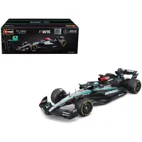 MERCEDES-AMG F1 W15 E PERFORMANCE #63 GEORGE RUSSELL "PETRONAS" FORMULA ONE F1 "WORLD CHAMPIONSHIP" (2024) 1/24 DIECAST MODEL CAR BY BBURAGO