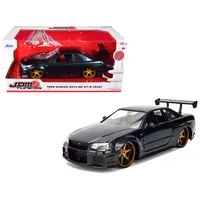 1999 NISSAN SKYLINE GT-R (R34) RHD (RIGHT HAND DRIVE) MAGIC PURPLE METALLIC "JDM TUNERS" SERIES 1/24 DIECAST CAR MODEL BY JADA