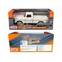 1969 FORD F-100 PICKUP TRUCK CREAM "TIMELESS LEGENDS" SERIES 1/24 DIECAST MODEL CAR BY MOTORMAX