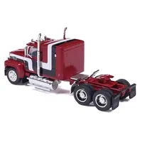 1978 FORD LTL-9000 TRUCK TRACTOR RED METALLIC WITH STRIPES 1/64 DIECAST MODEL CAR BY IXO MODELS