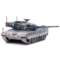 LEOPARD 2A4 MAIN BATTLE TANK WITH SNORKEL "3-TONE CAMOUFLAGE" UKRAINIAN ARMY "ARMOR PREMIUM" SERIES 1/72 DIECAST MODEL BY PANZERKAMPF