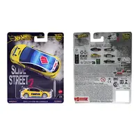 2023 TOYOTA GR COROLLA "RAIN X" YELLOW "SLIDE STREET 2" SERIES DIECAST MODEL CAR BY HOT WHEELS