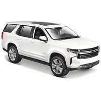 2021 CHEVROLET TAHOE WHITE WITH SUNROOF "SPECIAL EDITION" 1/26 DIECAST MODEL CAR BY MAISTO