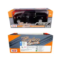 2019 FORD F-150 LIMITED CREW CAB PICKUP TRUCK BLACK 1/24-1/27 DIECAST MODEL CAR BY MOTORMAX