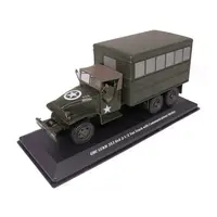 GMC CCKW 353 6X6 2-1/2 TON TRUCK WITH COMMUNICATIONS SHELTER OLIVE DRAB "UNITED STATES ARMY" 1/43 DIECAST MODEL BY MILITARIA DIE CAST