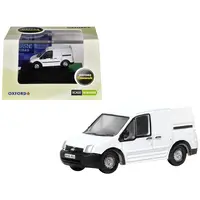 FORD TRANSIT CONNECT VAN RHD (RIGHT HAND DRIVE) FROZEN WHITE 1/148 (N) SCALE DIECAST MODEL CAR BY OXFORD DIECAST