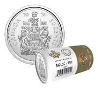 50-CENT SPECIAL WRAP CIRCULATION ROLL (2026)