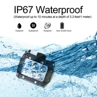 4 PCS 4” 18W DUAL ROW LED WATERPROOF SPOT LIGHT POD CUBE LIGHT