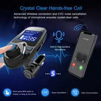 IMOUNTEK CAR WIRELESS FM TRANSMITTER FAST USB CHARGE HANDS-FREE CALL CAR MP3 PLAYER AUX INPUT