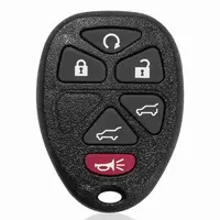 CA_CHEVYKEYLESSREMOTE(2PCS)_GPCT15052 KEYLESS ENTRY CAR KEY REMOTE KEY FOB CASE BUTTON PAD REPLACEMENT FOR TAHOE CHEVY 2007-2014 OUC60270 OUC60221