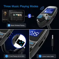 IMOUNTEK CAR WIRELESS FM TRANSMITTER FAST USB CHARGE HANDS-FREE CALL CAR MP3 PLAYER AUX INPUT