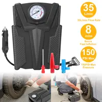 CAR TIRE AIR PUMP PORTABLE AIR COMPRESSOR PUMP DC 12V CAR TIRE INFLATOR PUMP FOR BICYCLE MOTORCYCLE W/ POINTER
