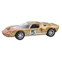 1966 FORD GT40 MKII #5 KANDY GOLD METALLIC WITH WHITE STRIPES AND RED GRAPHICS 1/43 DIECAST MODEL CAR BY NOREV