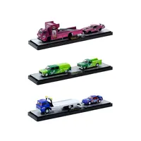 AUTO HAULERS "SODA" SET OF 3 PIECES RELEASE 44 LIMITED EDITION TO 5750 PIECES WORLDWIDE 1/64 DIECAST MODEL CARS BY M2 MACHINES