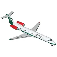 EMBRAER ERJ-145 COMMERCIAL AIRCRAFT "MEXICANA DE AVIACION" (XA-MBR) WHITE WITH GREEN STRIPES AND TAIL "GEMINI 200" SERIES 1/200 DIECAST MODEL BY GEMINIJETS