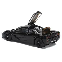 MCLAREN F1 JET BLACK 1/64 DIECAST MODEL CAR BY POP RACE