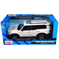 2024 TOYOTA LAND CRUISER PEARL WHITE METALLIC WITH WHITE TOP "SPECIAL EDITION" SERIES 1/24 DIECAST MODEL CAR BY MAISTO