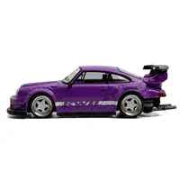 RWB 930 PURPLE WITH WHITE STRIPES 1/64 DIECAST MODEL CAR BY MODEL MODEL