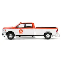 2023 RAM 2500 PICKUP TRUCK "TEXACO" ORANGE AND WHITE "TEXACO SPECIAL EDITION" SERIES 1 1/64 DIECAST MODEL CAR BY GREENLIGHT