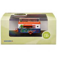 MOBILE FOOD TRAILER "LOCH-SIDE CAFE" 1/87 (HO) SCALE DIECAST MODEL BY OXFORD DIECAST