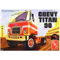 SKILL 3 MODEL KIT CHEVROLET TITAN 90 TRACTOR TRUCK 1/25 SCALE MODEL BY AMT