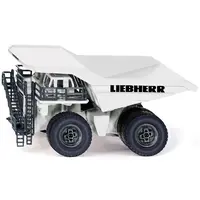LIEBHERR T 264 MINING TRUCK WHITE 1/87 (HO) DIECAST MODEL BY SIKU
