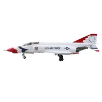 MCDONNELL DOUGLAS F-4E PHANTOM II FIGHTER-BOMBER AIRCRAFT "THUNDERBIRDS WITH DECALS FOR NO.1 TO 7 PLANES 1973/74 SEASON" UNITED STATES AIR FORCE "AIR POWER SERIES" 1/72 DIECAST MODEL BY HOBBY MASTER