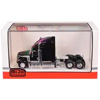 2010 INTERNATIONAL LONESTAR TRUCK TRACTOR BLACK 1/64 DIECAST MODEL BY IXO MODELS