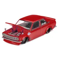 DATSUN 510 STREET "NISMO V3" RED METALLIC (DESIGNED BY JUN IMAI) "KAIDO HOUSE" SPECIAL 1/64 DIECAST MODEL CAR BY MINI GT