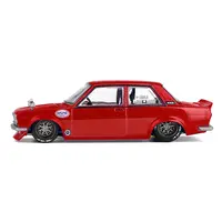 DATSUN 510 STREET "NISMO V3" RED METALLIC (DESIGNED BY JUN IMAI) "KAIDO HOUSE" SPECIAL 1/64 DIECAST MODEL CAR BY MINI GT