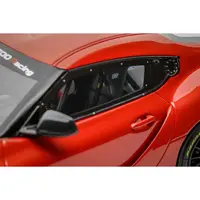 2023 TOYOTA SUPRA GT4 100 EDITION PLASMA ORANGE METALLIC LIMITED EDITION TO 999 PIECES WORLDWIDE 1/18 MODEL CAR BY OTTO MOBILE