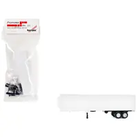 40FT REFRIGERATED (REEFER) TRAILER WHITE 1/87 (HO) PLASTIC MODEL BY PROMOTEX