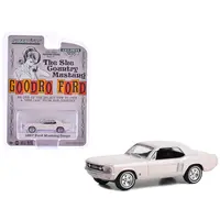 1967 FORD MUSTANG COUPE "SHE COUNTRY SPECIAL - BILL GOODRO FORD DENVER COLORADO" BERMUDA SAND "HOBBY EXCLUSIVE" SERIES 1/64 DIECAST MODEL CAR BY GREENLIGHT