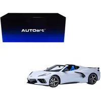 2020 CHEVROLET CORVETTE C8 STINGRAY CERAMIC MATRIX GRAY METALLIC 1/18 MODEL CAR BY AUTOART