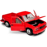 1992 GMC SIERRA GT RED PICKUP TRUCK 1/24 DIECAST MODEL BY MOTORMAX