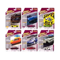"CLASSIC GOLD COLLECTION" 2025 RELEASE 1 SET A OF 6 CARS 1/64 DIECAST MODEL CARS BY JOHNNY LIGHTNING