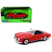 1955 MERCEDES-BENZ 190 SL RED "NEX MODELS" SERIES 1/24 DIECAST MODEL CAR BY WELLY