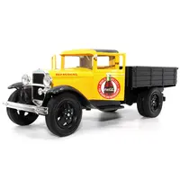 1931 FORD MODEL AA PICKUP TRUCK YELLOW AND BLACK "DRINK IT ICE COLD FOR SPARKLING REFRESHMENT - COCA-COLA" 1/24 DIECAST MODEL CAR BY MOTOR CITY CLASSICS