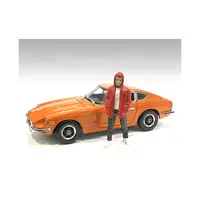 "CAR MEET 2" FIGURINE IV FOR 1/18 SCALE MODELS BY AMERICAN DIORAMA