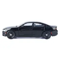 2023 DODGE CHARGER PURSUIT POLICE CAR BLACK "CUSTOM BUILDER'S KIT - LAW ENFORCEMENT AND PUBLIC SERVICE" SERIES 1/24 DIECAST MODEL CAR BY MOTORMAX