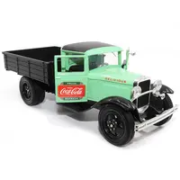 1931 FORD MODEL AA PICKUP TRUCK LIGHT GREEN AND BLACK "PAUSE. REFRESH. DRINK COCA-COLA" 1/24 DIECAST MODEL CAR BY MOTOR CITY CLASSICS