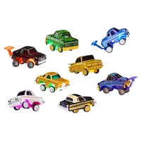 "LOWRIDERS SHOW GLOW" SERIES 3 SET OF 8 PIECES DIECAST MODEL CARS BY CARTUNED